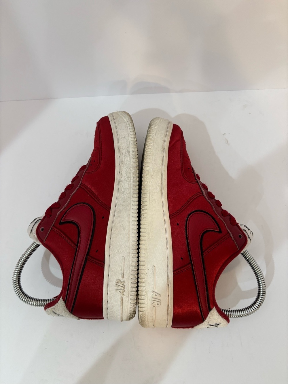 Nike‎ Air Force 1 Low Red Sneakers size 6 - Picture 7 of 9